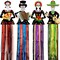 4pcs Dia De Los Muertos Sugar Skull Hanging Decoration( Multicolor)10.2 x 6.93 x 0.71 inches